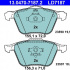 Sada brzdových destiček ATE 13.0470-7187 (AT LD7187)