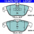 Sada brzdových destiček ATE 13.0470-7257 (AT LD7257)