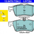 Sada brzdových destiček ATE 13.0470-7194 (AT LD7194)
