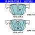 Sada brzdových destiček ATE 13.0470-7232 (AT LD7232)