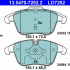 Sada brzdových destiček ATE 13.0470-7252 (AT LD7252)