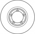 Brzdový kotouč TRW DF4076 - MITSUBISHI SPACE GEAR