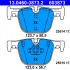 Sada brzdových destiček ATE 13.0460-3873 (AT 603873)