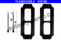 Sada příslušenství, obložení kotoučové brzdy ATE 13.0460-0158 (AT 610158)
