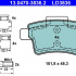 Sada brzdových destiček ATE 13.0470-3836 (AT LD3836)