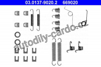 Sada příslušenství, brzdové čelisti ATE 03.0137-9020 (AT 669020)
