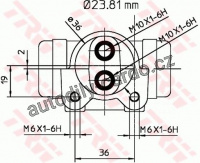 Válec kolové brzdy TRW BWK223