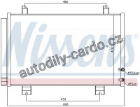 Chladič klimatizace NISSENS 940365