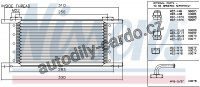 Chladič motorového oleje NISSENS 90046