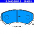 Sada brzdových destiček ATE 13.0460-5691 (AT 605691)