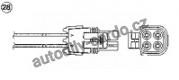 Lambda sonda NGK OZA660-EE2 - LADA