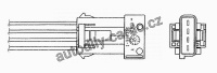 Lambda sonda NGK OZA660-EE24 - CITROËN, PEUGEOT