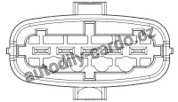 Snímač množství protékajícího vzduchu NGK 93155