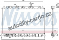 Chladič motoru NISSENS 66770