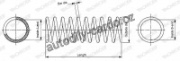 Pružina tlumiče pérování MONROE (MO SP1431)