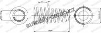 Pružina tlumiče pérování MONROE (MO SP1260)