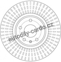 Brzdový kotouč TRW DF6148