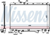 Chladič motoru NISSENS 64796A