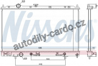 Chladič motoru NISSENS 628983