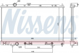Chladič motoru NISSENS 628983