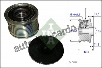 Alternátorová volnoběžka (předstihová spojka) INA (IN 535010810)