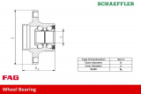 Sada ložisek kol FAG 713610320 -  AUDI, VW AROSA 6H  1.4 TDI / kW: 55/ 01.2000->  AMF