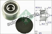 Alternátorová volnoběžka (předstihová spojka) INA (IN 535027310)