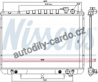 Chladič motoru NISSENS 68766