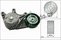 Napínací rameno drážkového řemene INA (IN 534053510)