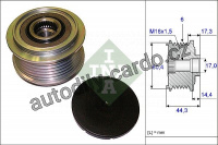 Alternátorová volnoběžka (předstihová spojka) INA (IN 535020710)