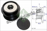 Alternátorová volnoběžka (předstihová spojka) INA (IN 535020810)