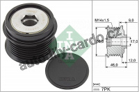 Alternátorová volnoběžka (předstihová spojka) INA (IN 535019810)