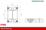 Sada ložisek kol FAG 713610180 -  VW, SEAT