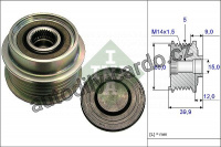 Alternátorová volnoběžka (předstihová spojka) INA (IN 535018010)