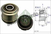 Alternátorová volnoběžka (předstihová spojka) INA (IN 535018110)