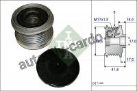 Alternátorová volnoběžka (předstihová spojka) INA (IN 535014710)