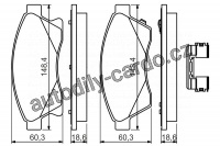 Sada brzdových destiček BOSCH (BO 0986494644)