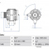 Alternátor BOSCH (BO 0986041920)