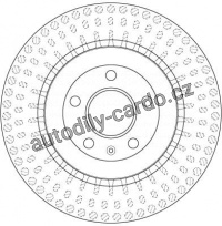 Brzdový kotouč TRW DF6175S