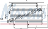 Chladič klimatizace NISSENS 94215