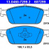 Sada brzdových destiček ATE 13.0460-7299 (AT 607299)