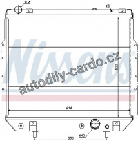Chladič motoru NISSENS 61013