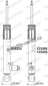  tlumič pérování MONROE (MO C1521S)