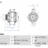 Alternátor BOSCH (BO 0986046270)