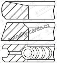 Sada pístních kroužků GOETZE 08-113500-00