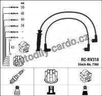 Sada kabelů pro zapalování NGK RC-RV318 - ROVER