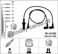 Sada kabelů pro zapalování NGK RC-LC1202 - LANCIA