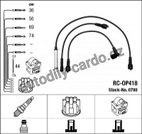 Sada kabelů pro zapalování NGK RC-OP418 - OPEL