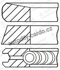 Sada pístních kroužků GOETZE 08-373800-00