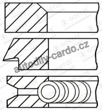 Sada pístních kroužků GOETZE 08-399200-00